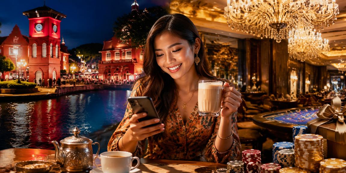 Pemain di Melaka menggunakan telefon bimbit untuk membeli tiket loteri dalam talian