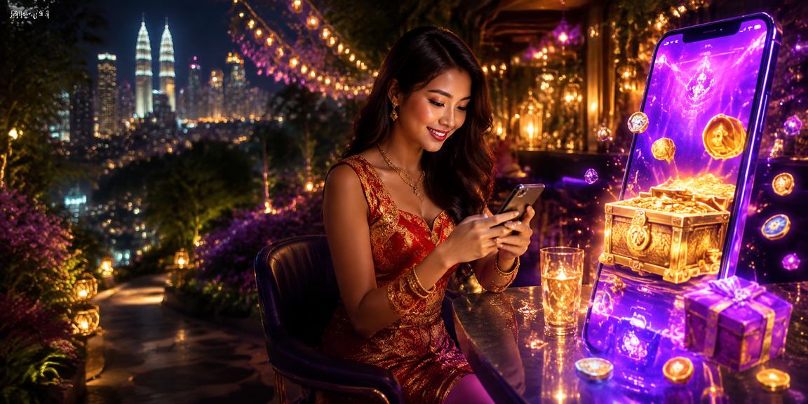 Pemain Malaysia menggunakan telefon pintar untuk bermain Blackjack dalam talian